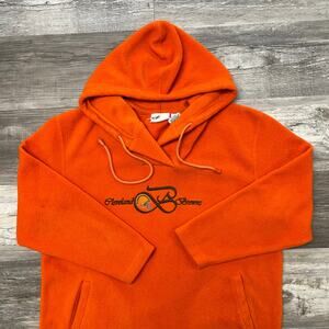 Vintage 1999 NFLP Edge Cleveland‎ Browns Orange Mens M Fleece Pullover Hoodie